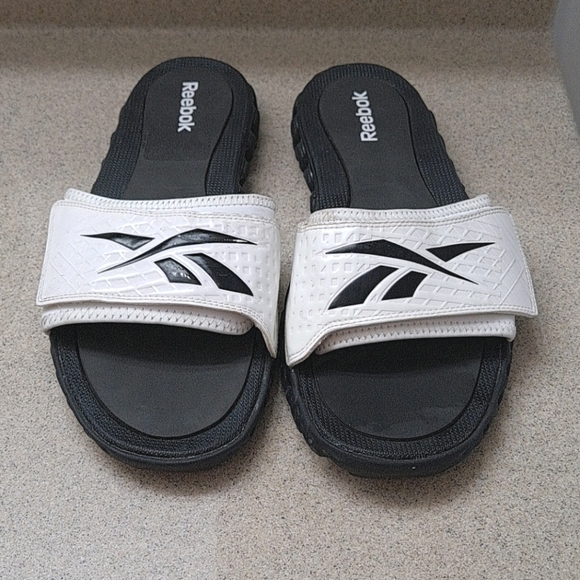 Reebok Mens Velcro Slide Sandals 